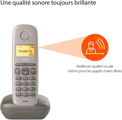 Téléphone fixe sans - , fil