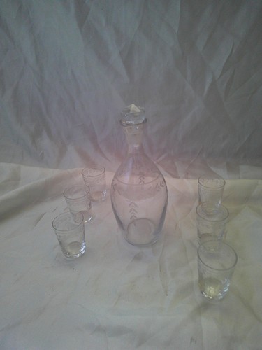 Ancien service liqueur - service,