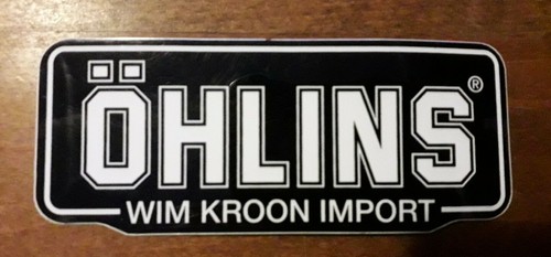 Autocollant ohlins moto - autocollant,