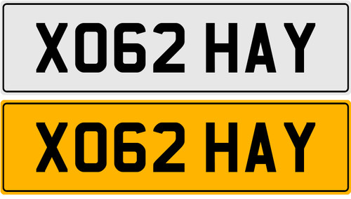 Xo62 hay private plate - plate,