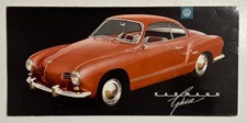 Rare Mint! 1958 Volkswagen Karmann Ghia Sales Brochure