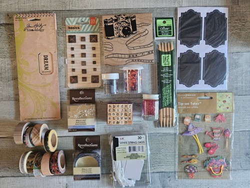 Craft supplies lot - -, washi