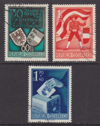 Austria b269 b271 used - sc, 1950