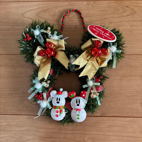 Couronne noël tokyo disney - noël,