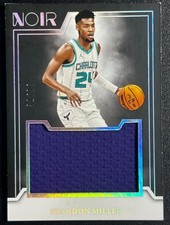 Brandon Miller 2024-25 Panini Noir Jumbo Materials GU Patch 31/99 #JM-MIL