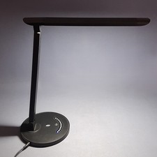 Lampe De Table LED Tactile Réglable Lumière Chaude FROIDE Design Métal Noir