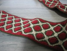 Galon ancien Tapissier brodé