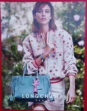 Press advertisement: bag, accessory LONGCHAMP Paris 