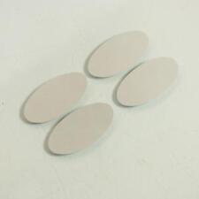 Lot de 4 autocollants réfléchissants gris pour casque de moto, scooter... Neuf