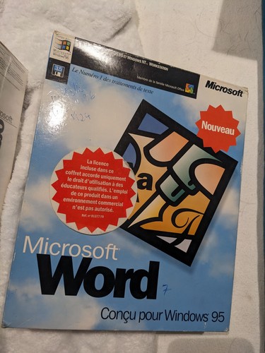 Microsoft word retail box - fr,