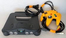 Nintendo 64 Console NUS001 - Noire + bloc alimentation + 1 manette et 1 cable