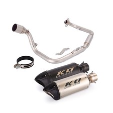 Slip For Benelli TNT125 TNT135 2017-2025 Exhaust Front Mid Pipe Muffler System