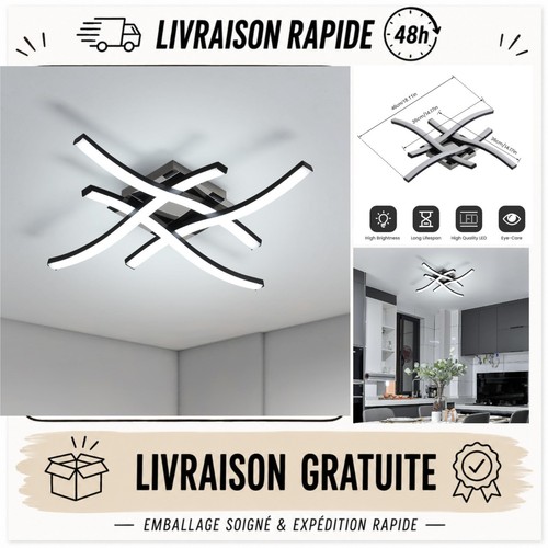 Plafonnier led 24w - plafonnier,