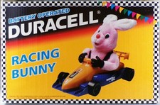 Duracell Advertising Figure - Rabbit Driver F1 Racing Bunny - Battery Operated Toy New
