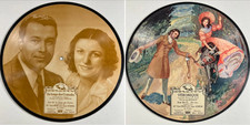 RARE PICTURE DISC 78 RPM 10" SATURNE Geori Boué & Roger Bourdin : Véronique