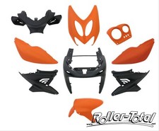 Kit Carénage Noir Orange Mat