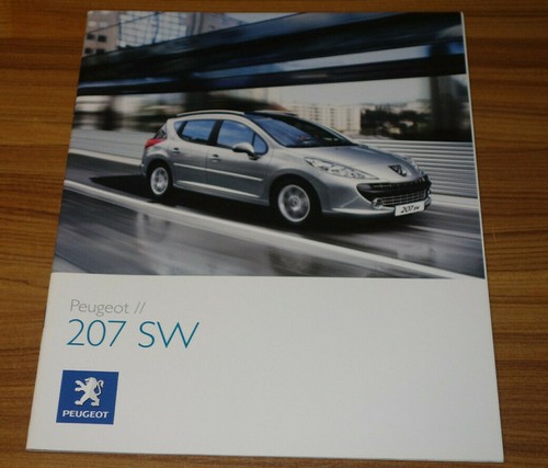 Catalogue peugeot 207 de - peugeot, sw