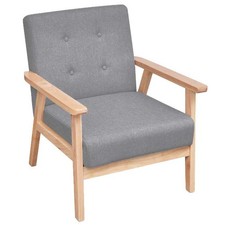Fauteuil Tissu Bleu Canapé