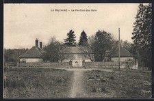 Old postcard La Machine, Le Pavillon des Bois 1934 