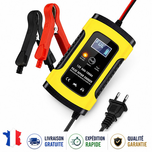 Chargeur batterie auto - 12v, 6a
