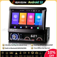 1 Din Détachable Android 12 Autoradio WiFi DAB+DVD GPS TNT CarPlay DSP OBD2 RDS
