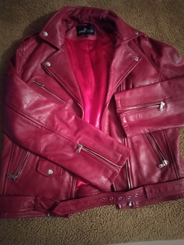 Blouson cuir véritable - blouson, en