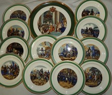 Faïence de GIEN : Service à