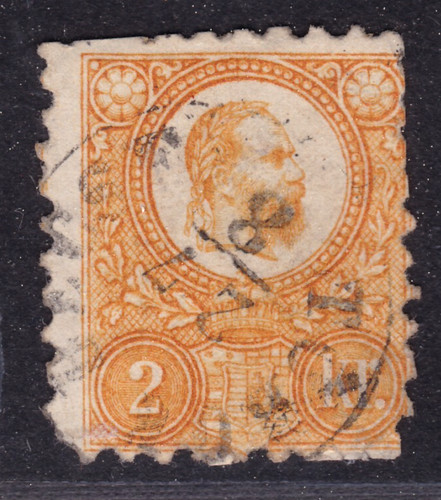 Timbre 1867 hongrie obl - timbre, hongrie-obl