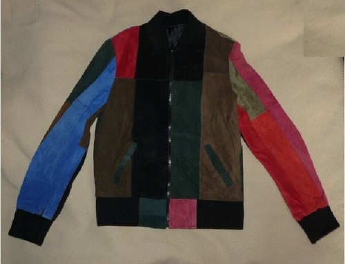 Veste cuir daim - , véritable