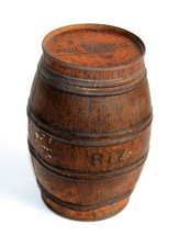 CHICOREE LA FRANÇAISE PAUL MAIRESSE CAMBRAI, METAL BARREL BOX, ADVERTISING 1900