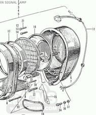 Honda s800 Soket cord Assy