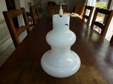 LAMPE ABAT-JOUR OPALINE BLANCHE