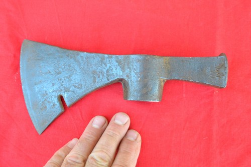 Fer hache ancien talon - hache, à