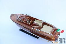 Maquette de bateau Riva Rama 65 cm - Maquette de bateau Riva - Couleur bois n...