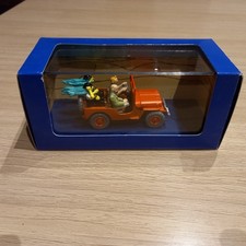 Voiture Tintin Jeep Willys Tintin Au Pays De L'Or Noir