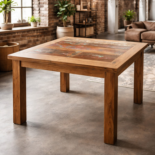 Table carrée 100x100 en - cm,