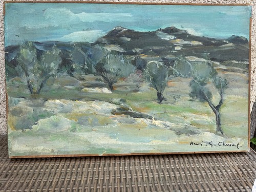 Henri georges cheval - cheval, oliviers