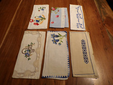 Linge ancien 1 Lot de 6 Porte