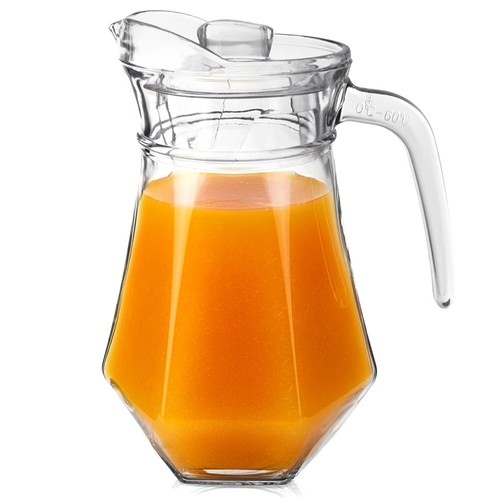 Pichet carafe verre couvercle - pichet,