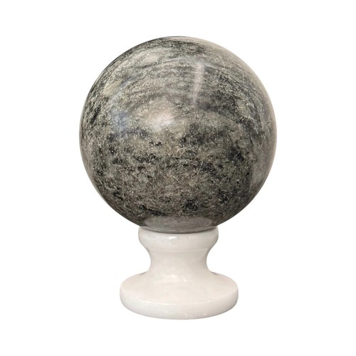 Sphère granit vert - en, pierre