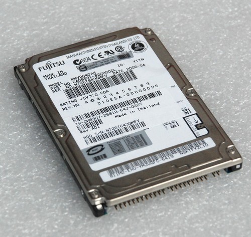 Fujitsu mhv2040ah disque - mhv2040ah, dur