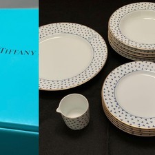 Tiffany＆Co. Dancing T 12-piece Tableware Set New