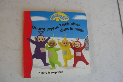 Quatre joyeux teletubbies dans