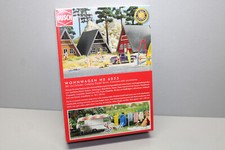 Busch 6023 caravan kit with permanent campervan - space scale H0 original packaging