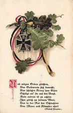 Carte postale WW1 croix de fer