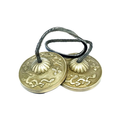 Dragon tingsha cloches - dragon,