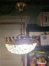 Lustre Pampilles Plafonnier 