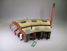 LQ1184 VOLMER 5754 HO 1/87 Train Round Mounted Model Hangar 3 Locomotives