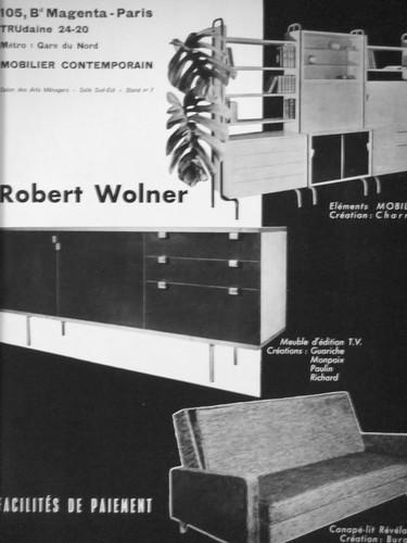 Publicité 1957 robert wolner - 1957,