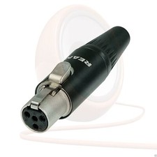 REAN RT4FC-B 4 Pôle Minuscule Symetrique Femelle XLR Mini Microphone Manrose Fil